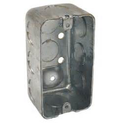 4 in x 2 in drawn handy electrical box|Steel City 58361.